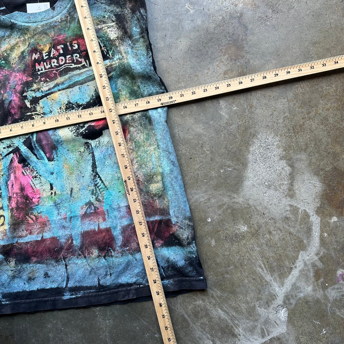 Meat is Murder - Custom Upcycled Shirt