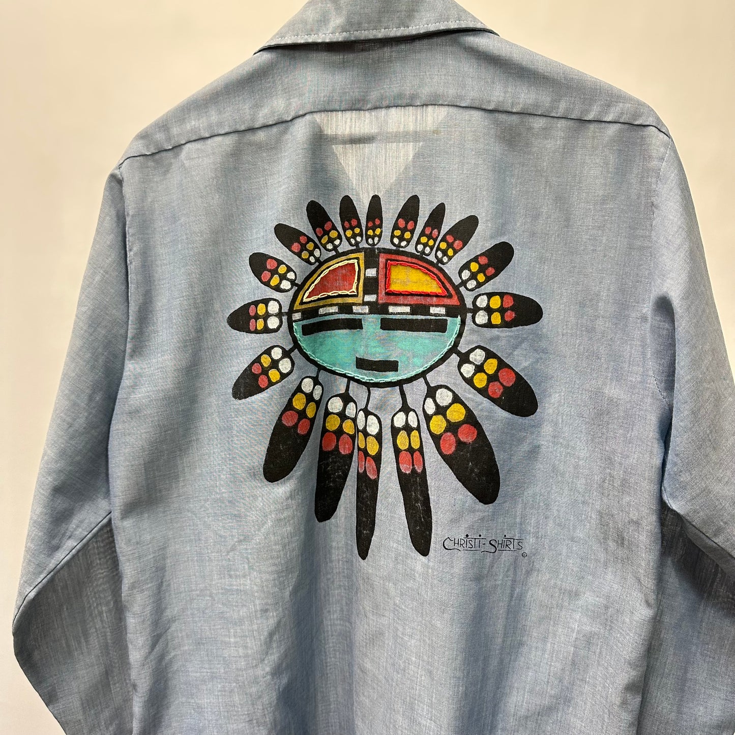 Vintage 70s “Christi Shirts”Wrangler Hopi Button Down Shirt - Medium