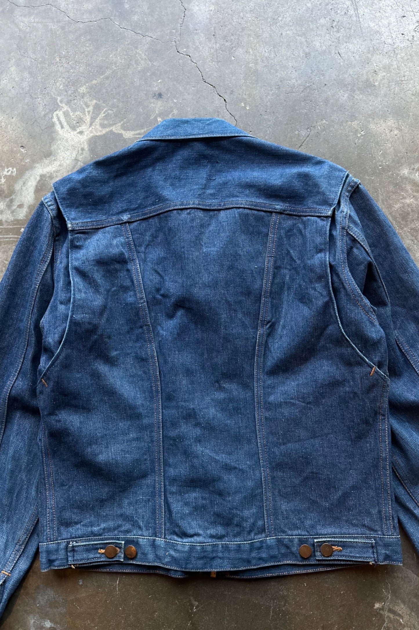 1960s-1970s Transitional 24MJZ Wrangler Denim Jacket - 42