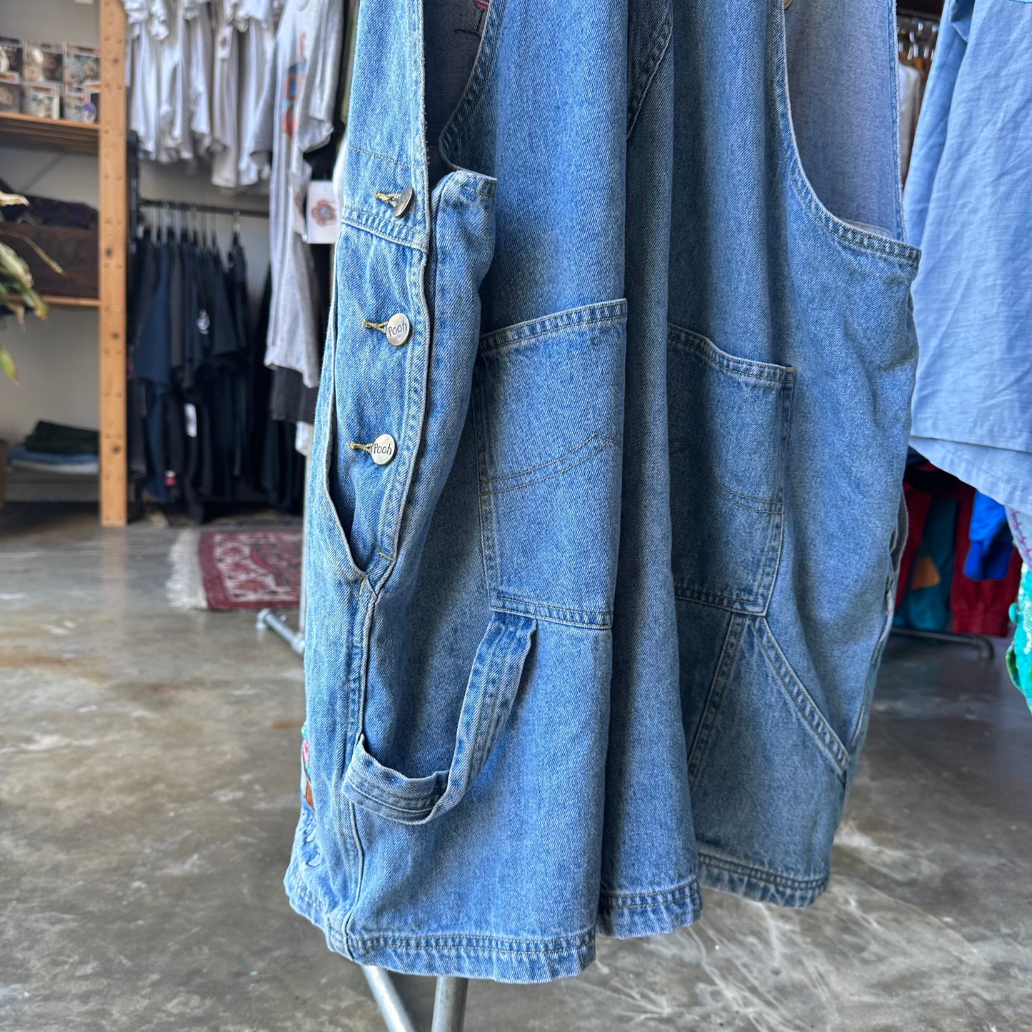 Vintage Y2K Winnie the Pooh Overalls - Women’s L/XL