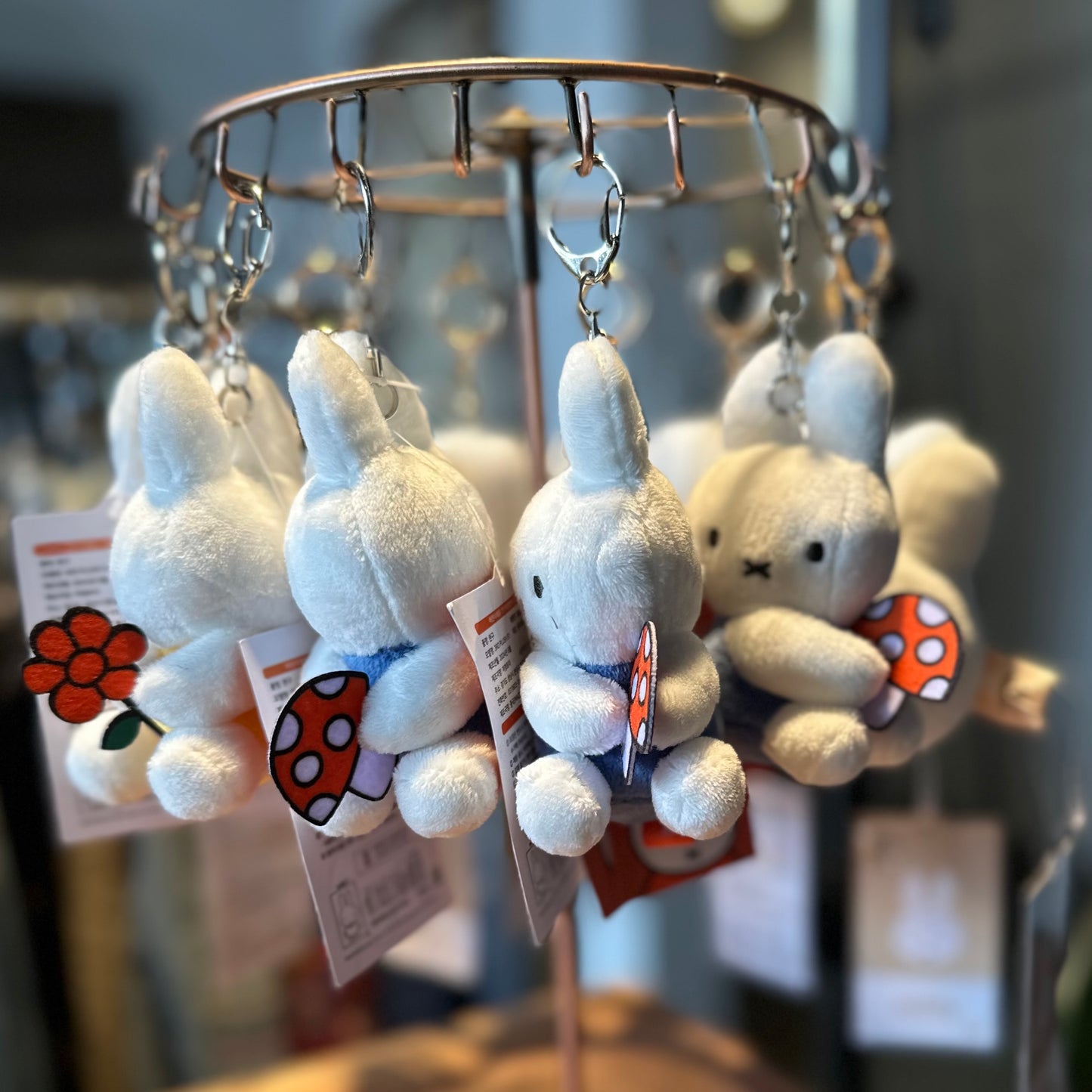 Miffy w/ Charm Keychain