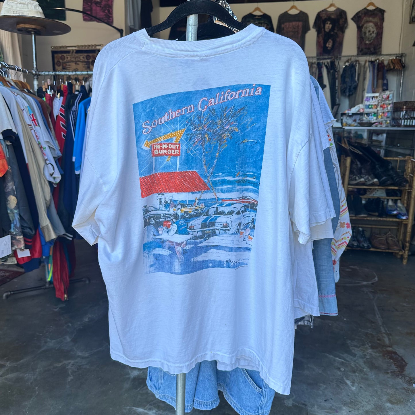 Vintage 1980s In-N-Out T Shirt - XL/2XL