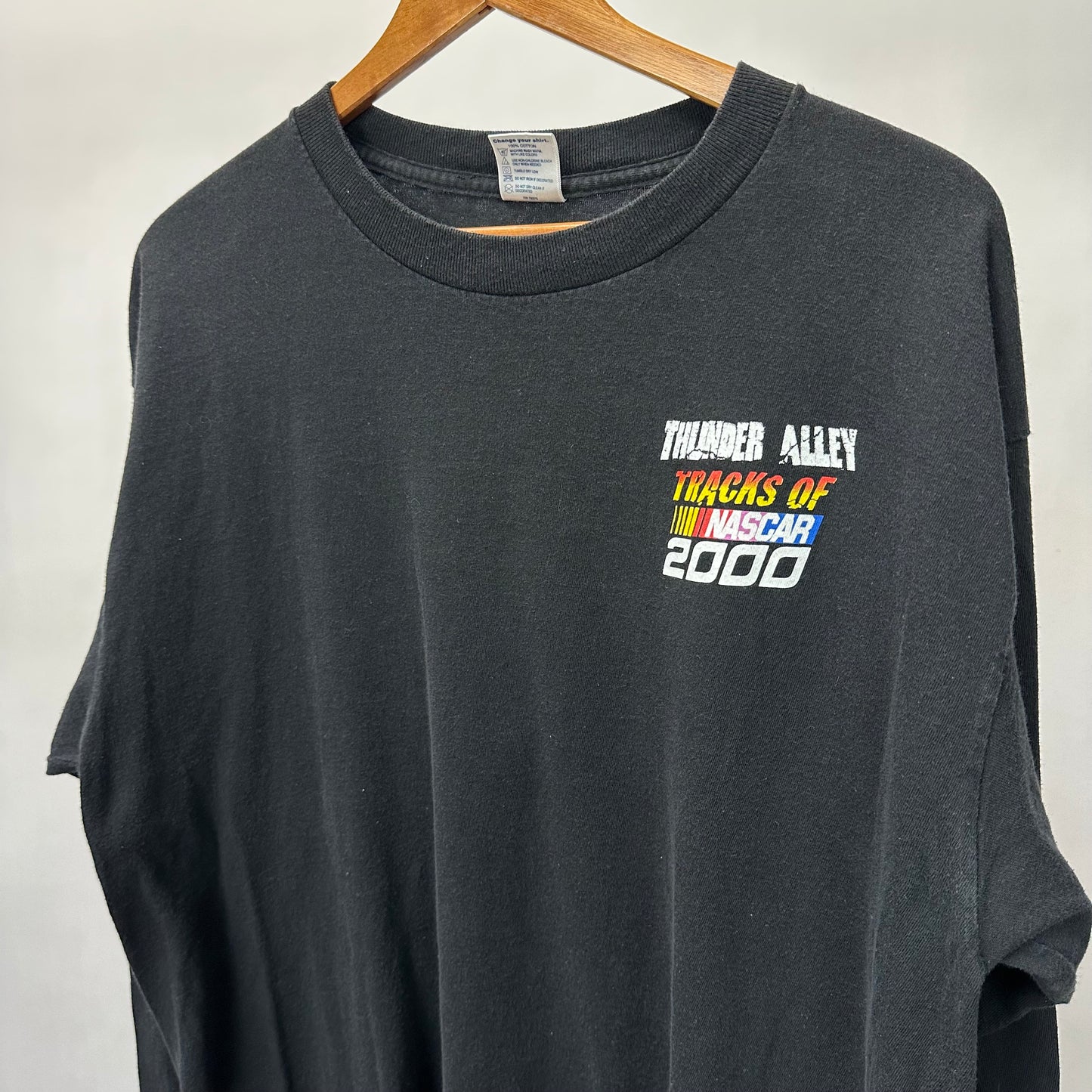 Vintage 2000 Nascar Thunder Alley L/S T Shirt - XL
