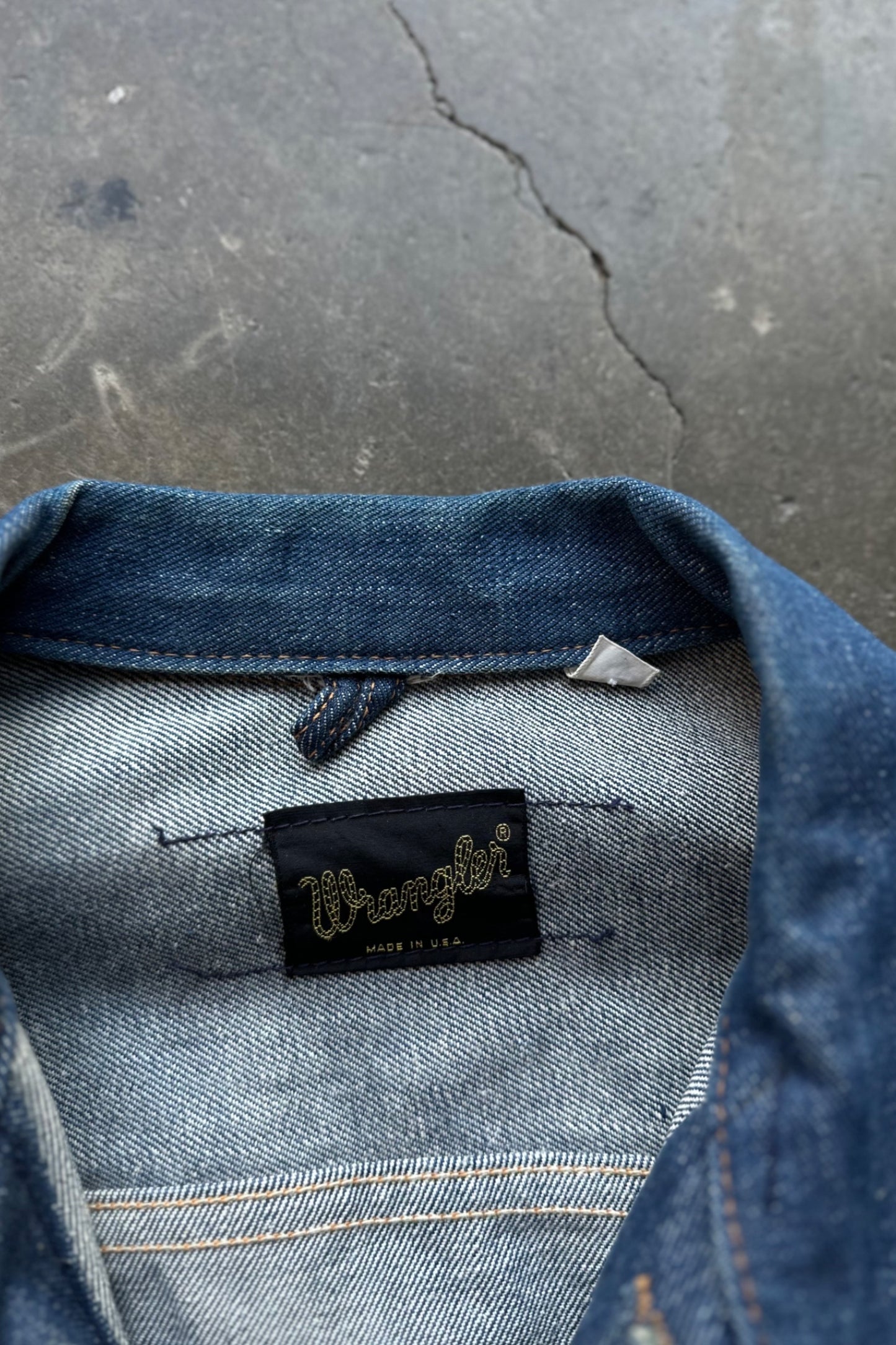 1960s-1970s Transitional 24MJZ Wrangler Denim Jacket - 42
