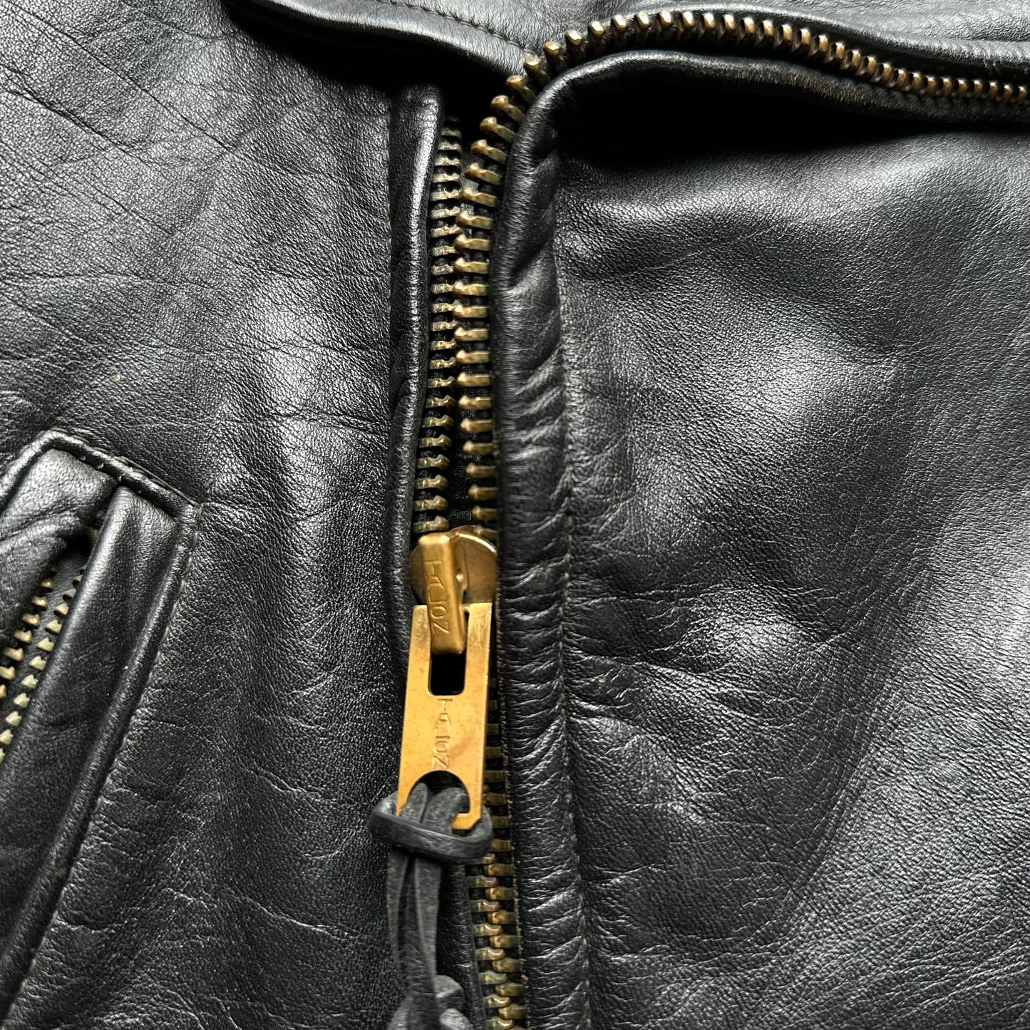 1950s Golden Bear Leather Motorcycle Jacket - S/M