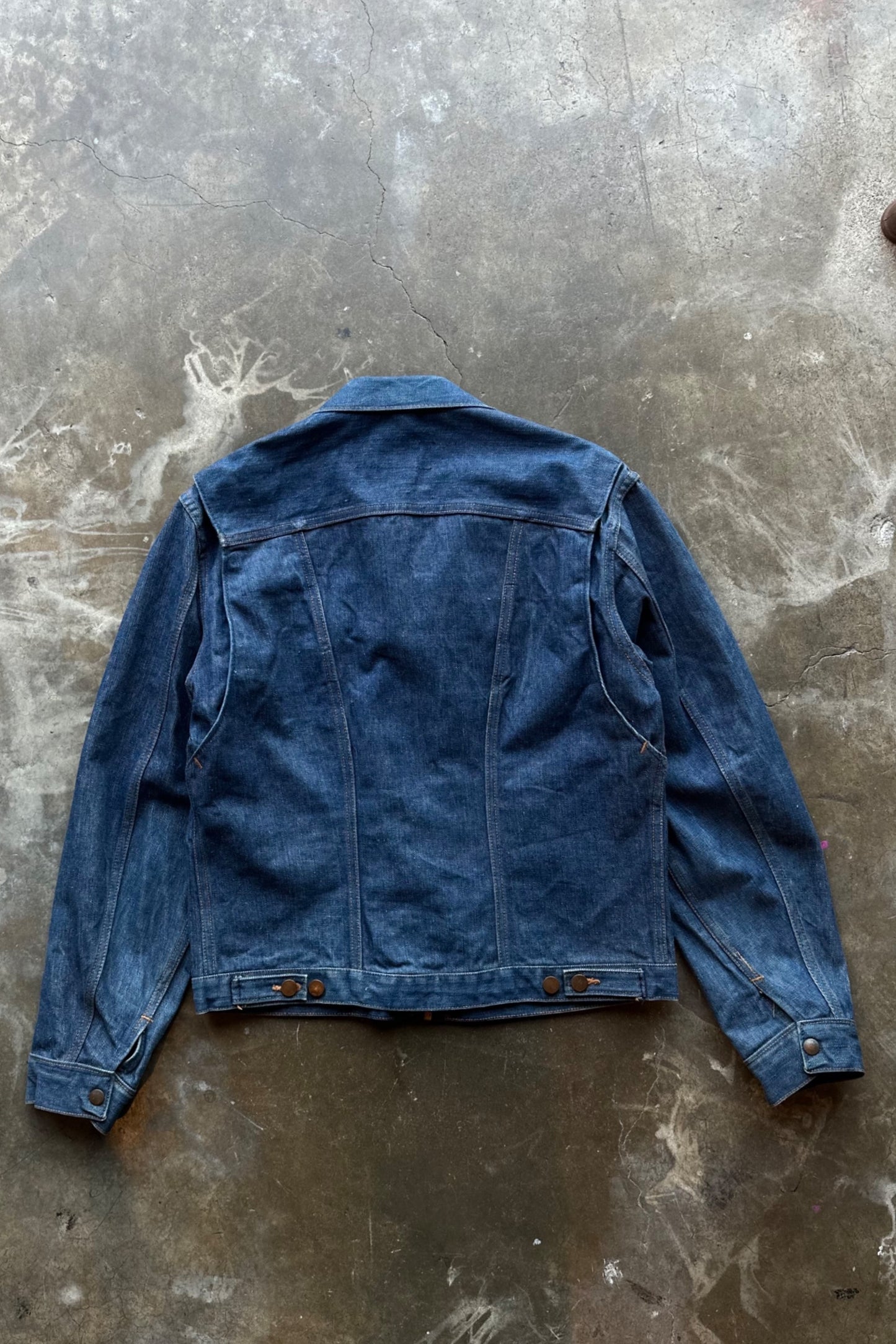 1960s-1970s Transitional 24MJZ Wrangler Denim Jacket - 42