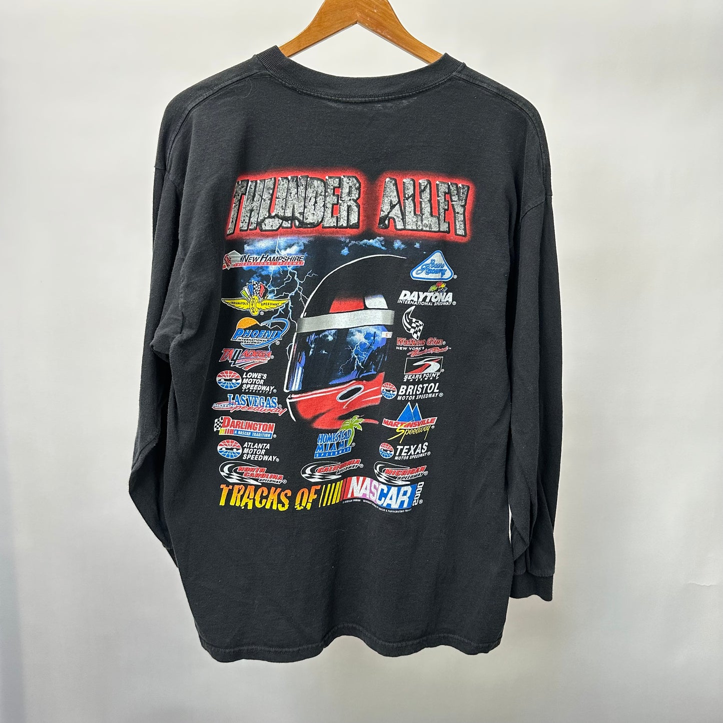 Vintage 2000 Nascar Thunder Alley L/S T Shirt - XL