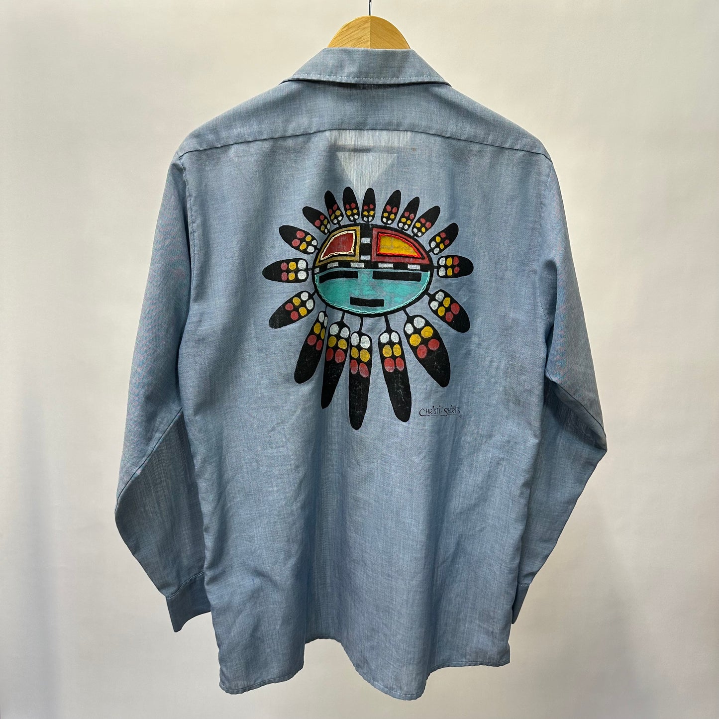 Vintage 70s “Christi Shirts”Wrangler Hopi Button Down Shirt - Medium