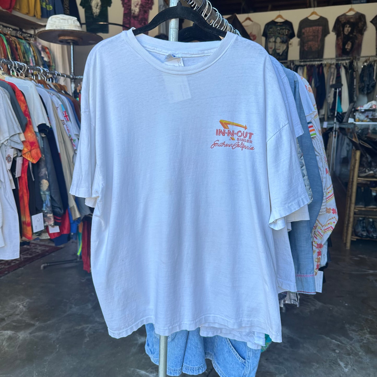 Vintage 1980s In-N-Out T Shirt - XL/2XL