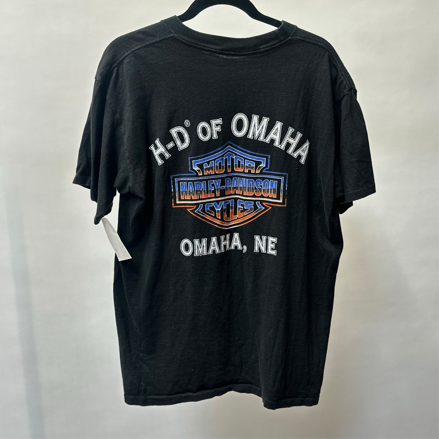 Vintage 90s Harley-Davidson Omaha Nebraska T Shirt - Large