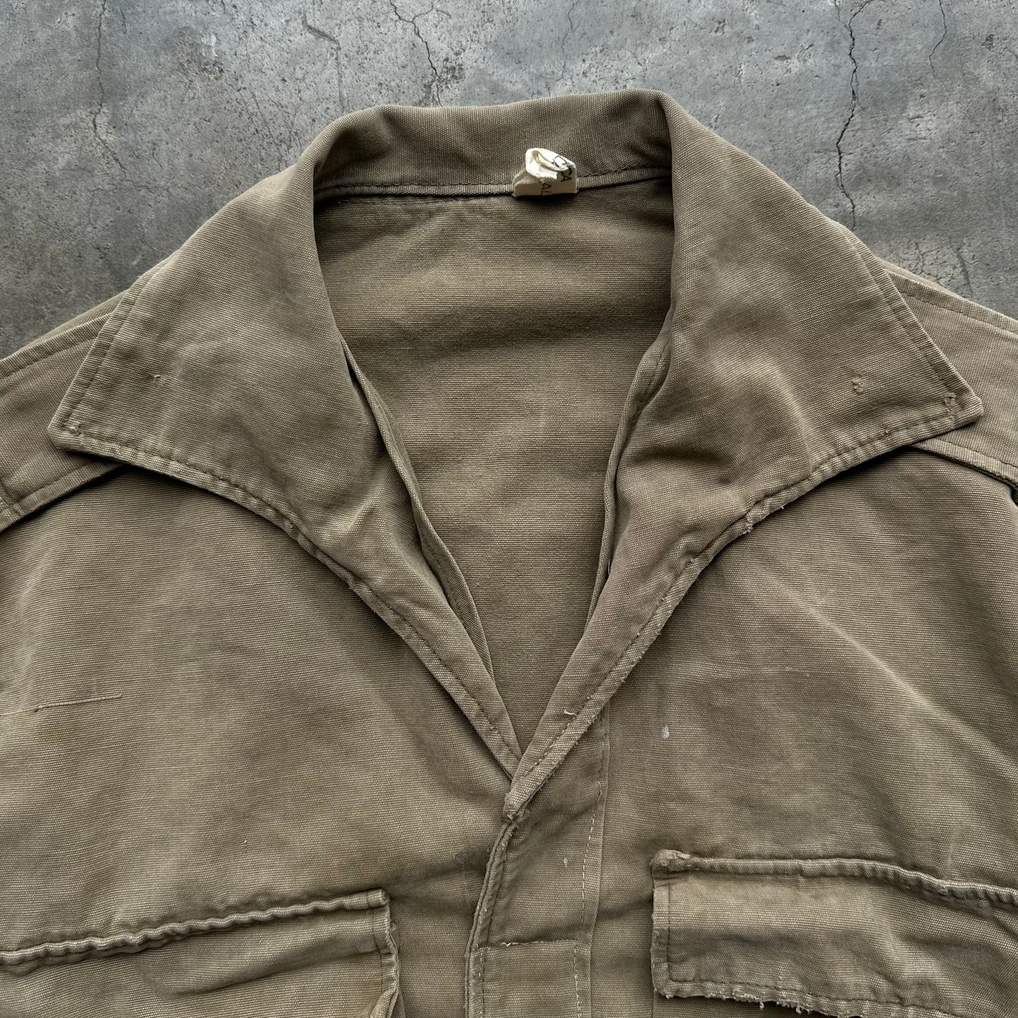 40s/50s European Military Utility Shirt - Medium