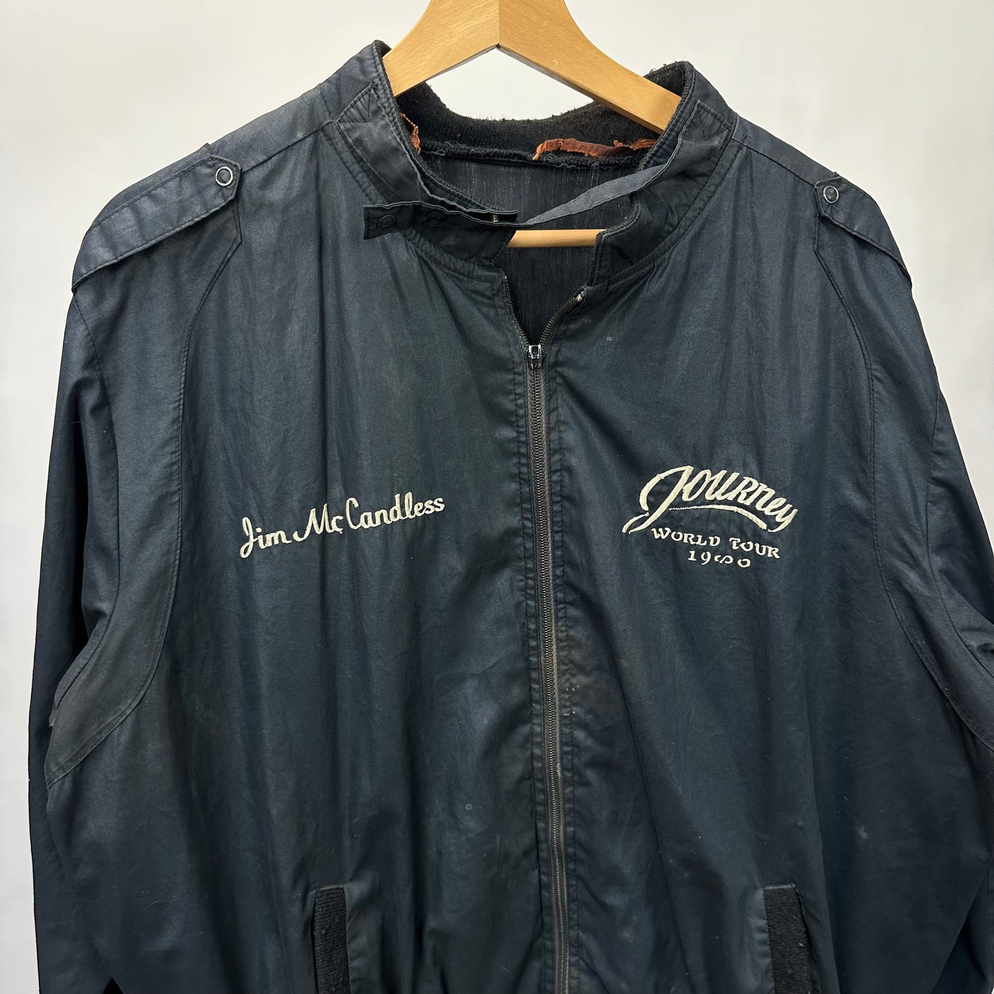 Vintage 1990 "Jim McCandless" Journey Crew Jacket - XL