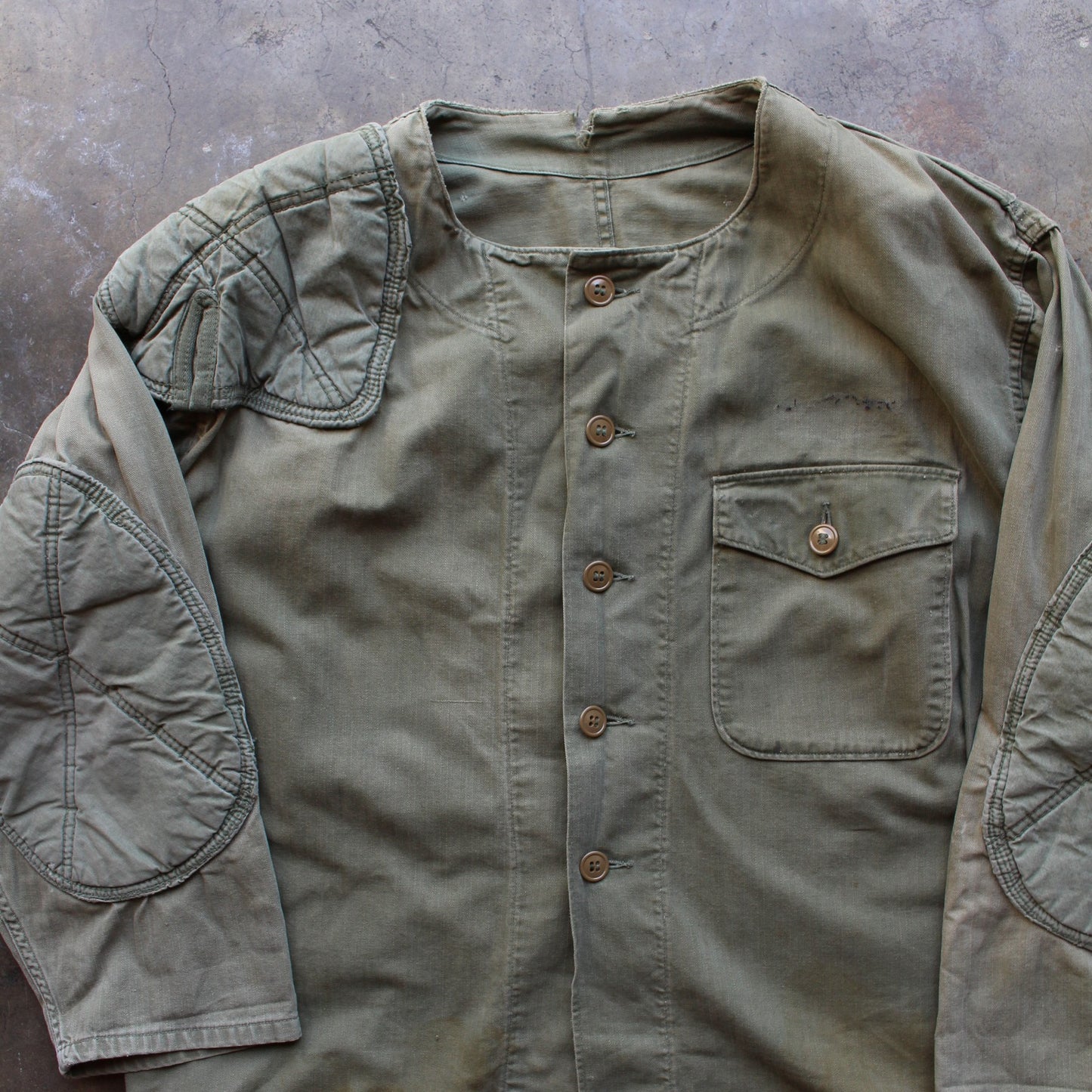 WW2 1940s HBT Shooter Jacket - XL/2XL