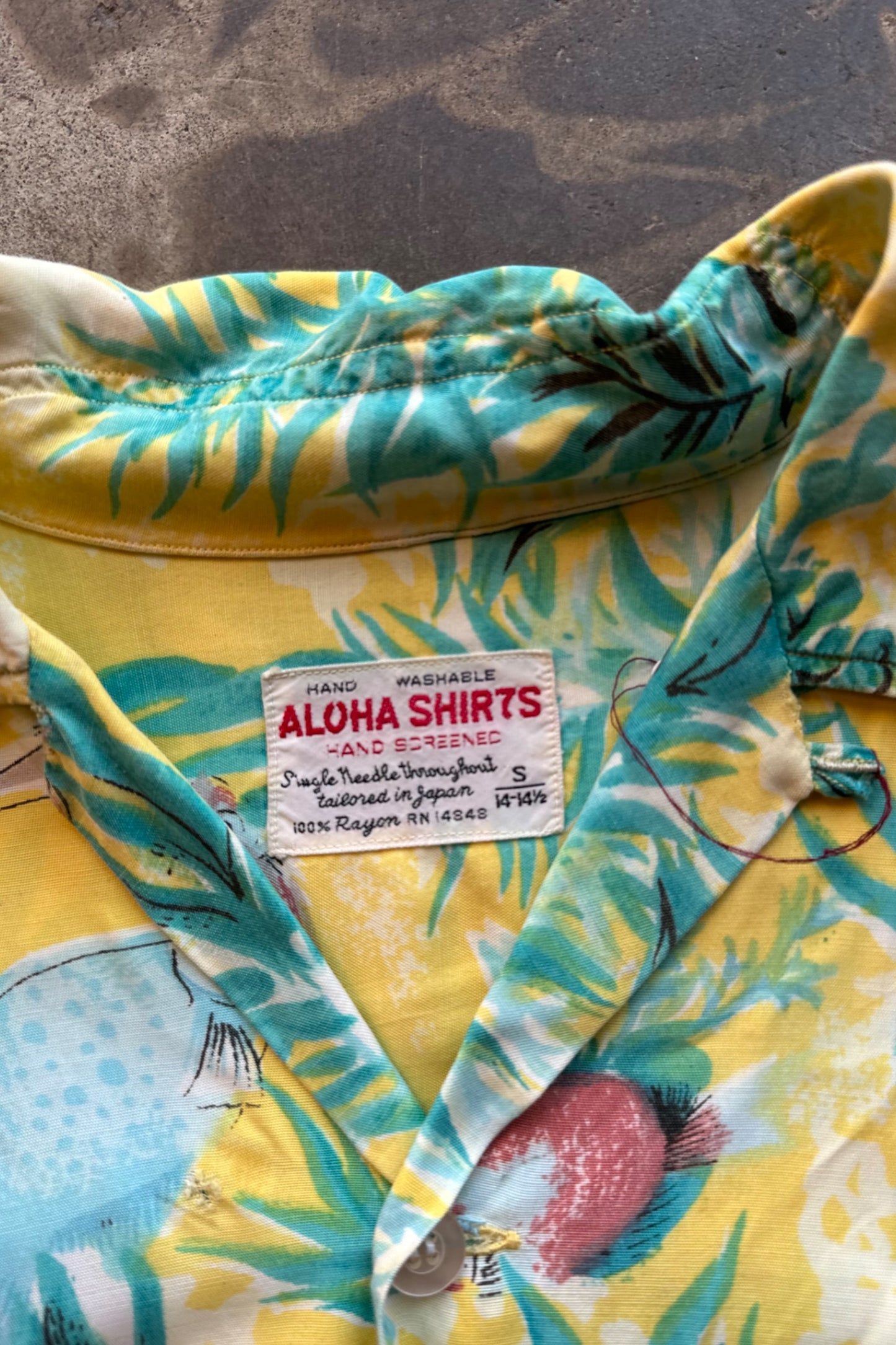 1950s Hawaiian Aloha Shirt - Small