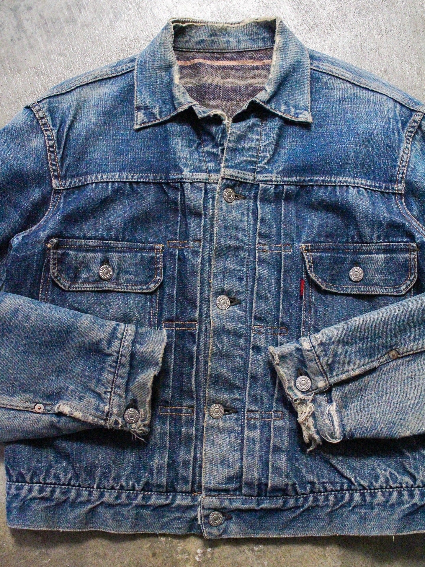 1953 Levi's 517xx Type 2 One Sided Tab - Size 44 – Old Earth Vintage