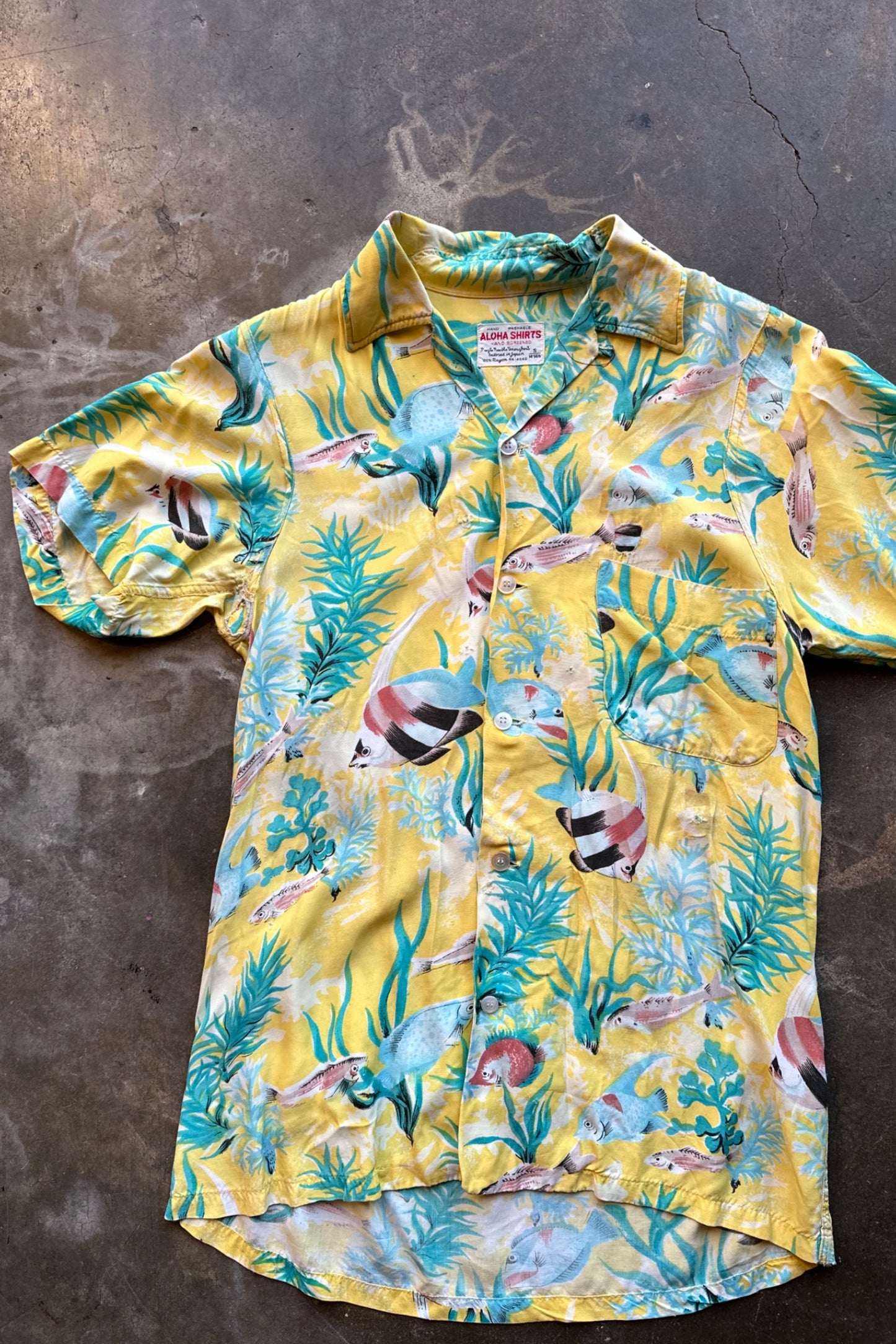 1950s Hawaiian Aloha Shirt - Small