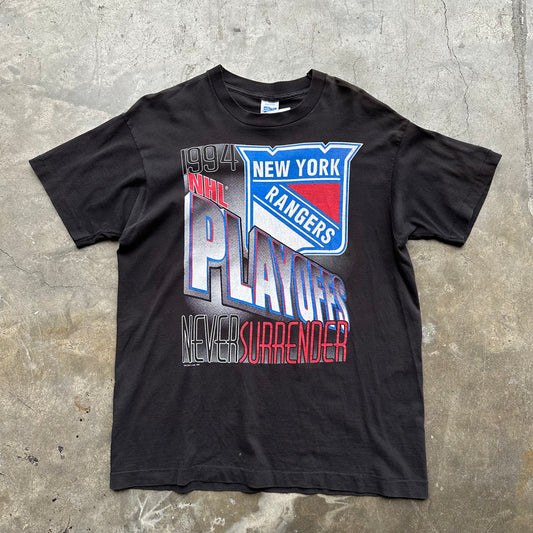 Vintage 1994 New York Rangers Salem T Shirt - Large
