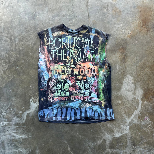 Portugal The Man - Custom Upcycled Art Shirt