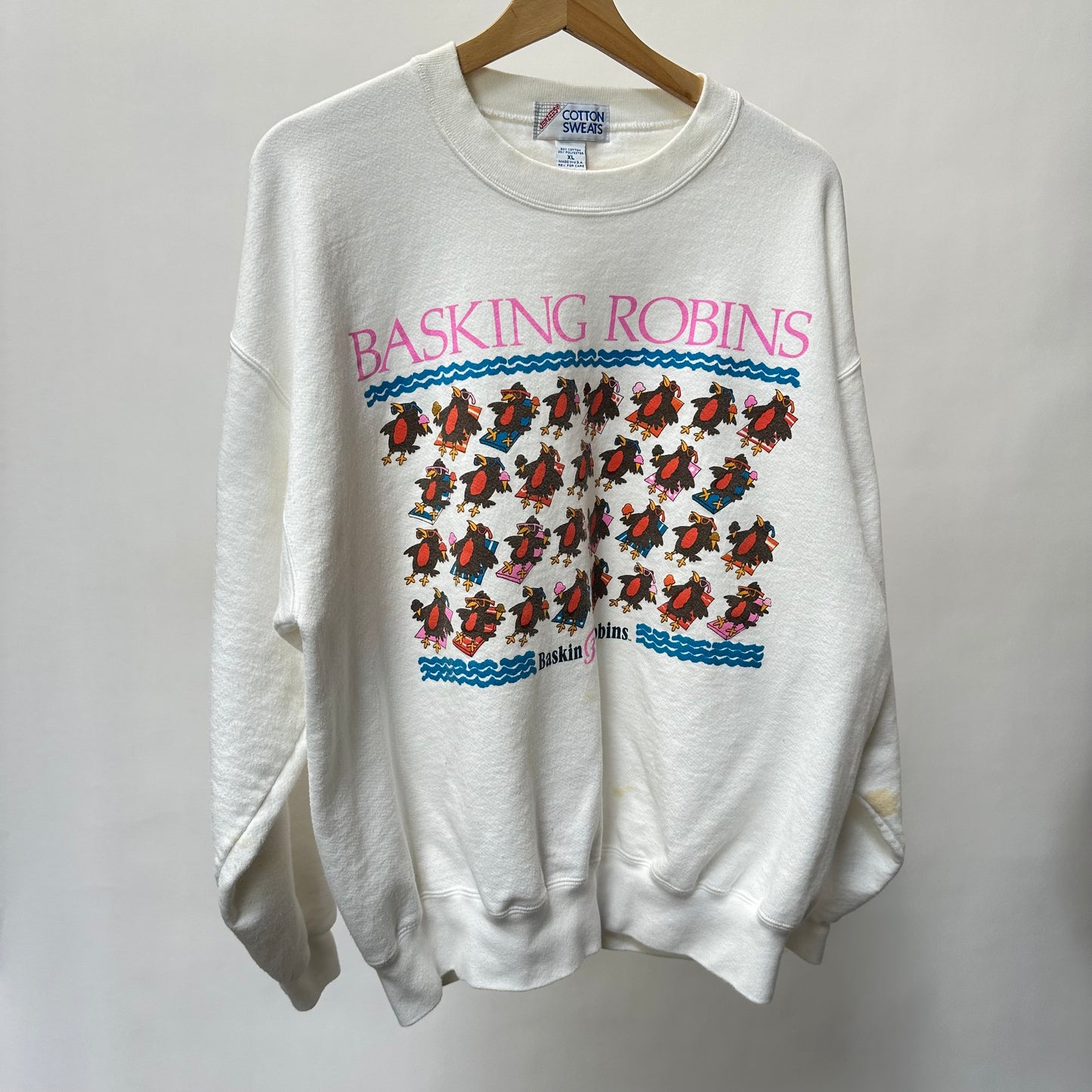 Vintage 90s Baskin Robbins Sweatshirt - L/XL