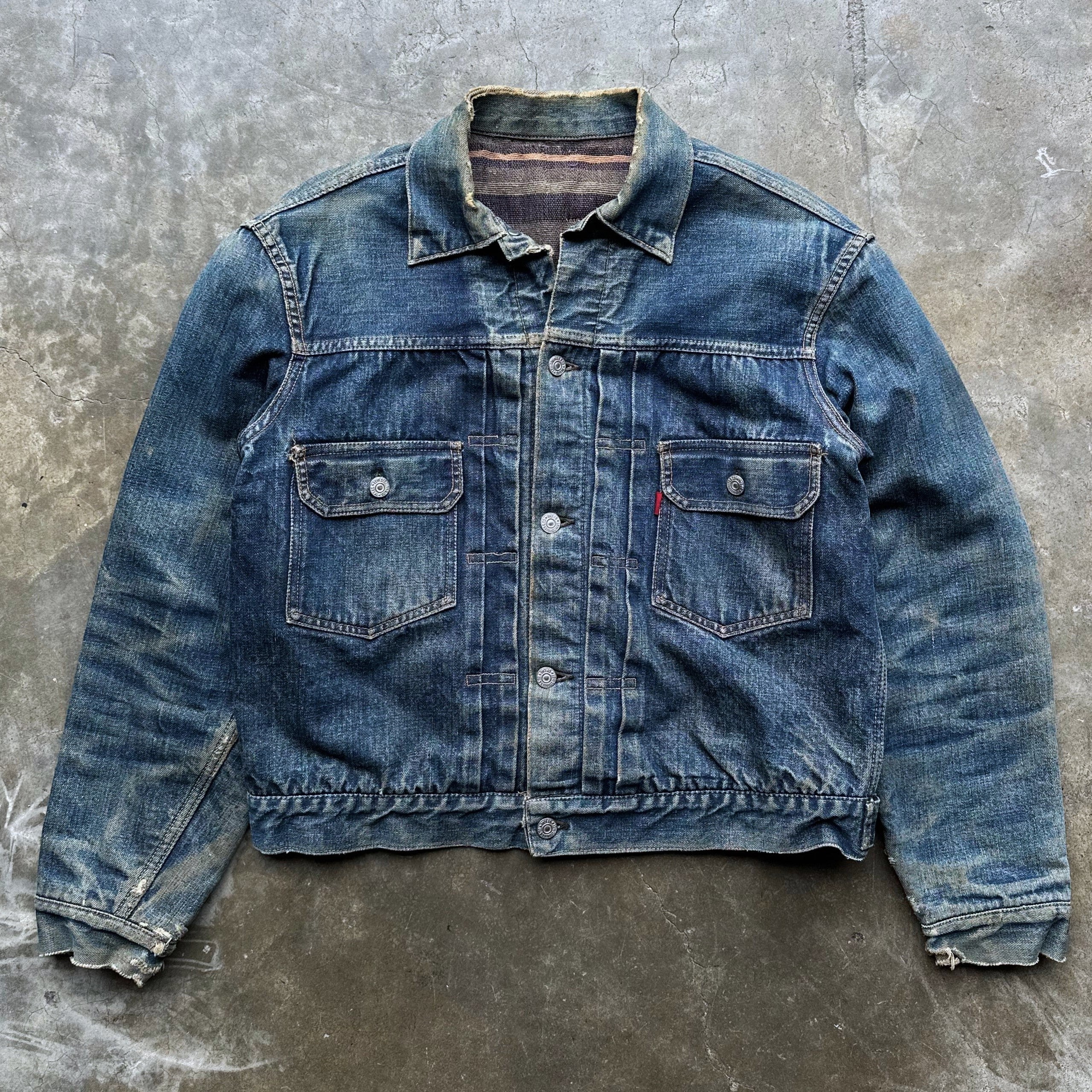 1953 Levi's 517xx Type 2 One Sided Tab - Size 44 – Old Earth Vintage