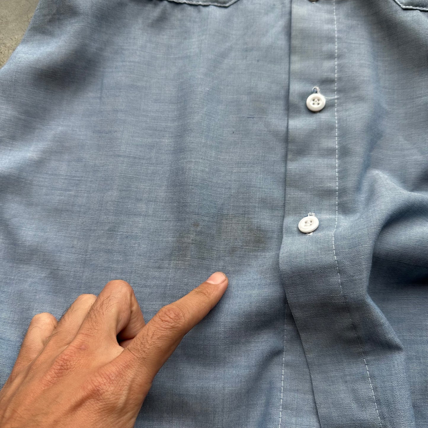 Vintage 1970s Christi Shirts Native The Sun Face Wrangler Shirt - Medium
