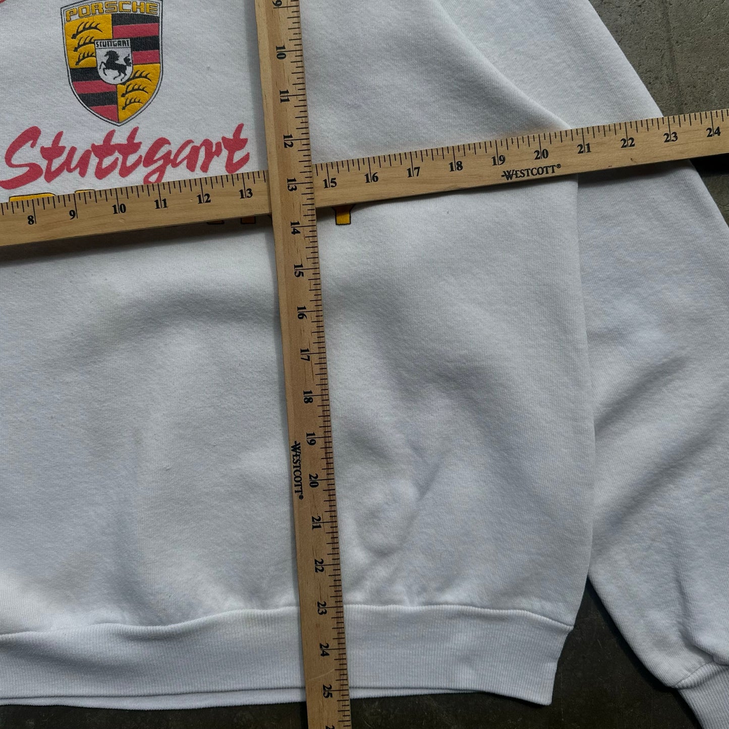 Vintage 1980s Porsche Stuttgart Germany Sweatshirt - L/XL