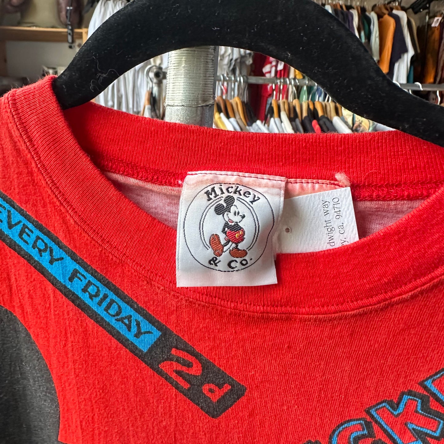 Vintage 90s AOP Disney Mickey T Shirt - XL
