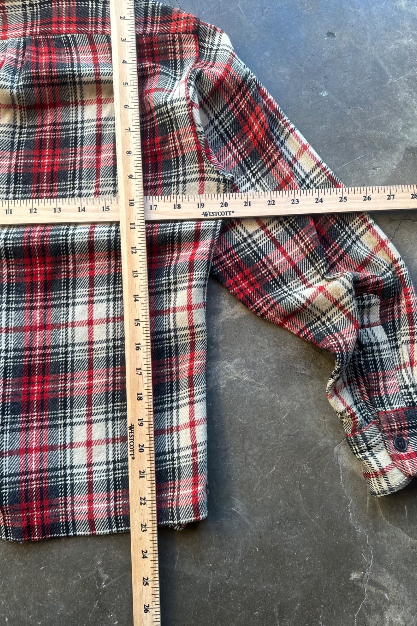 1950s McGregor Plaid Button Down Shirt - S/M