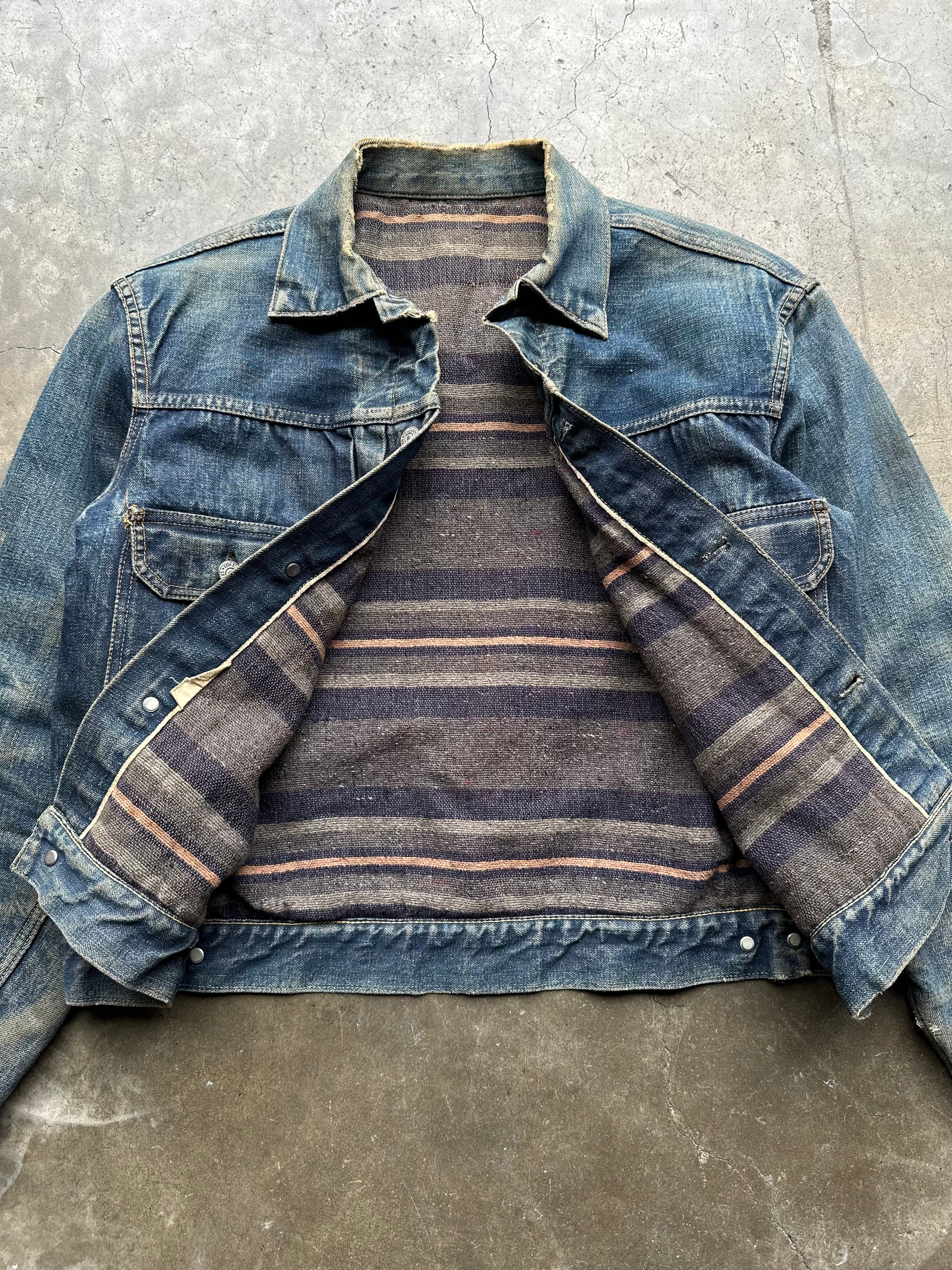 1953 Levi's 517xx Type 2 One Sided Tab - Size 44 – Old Earth Vintage