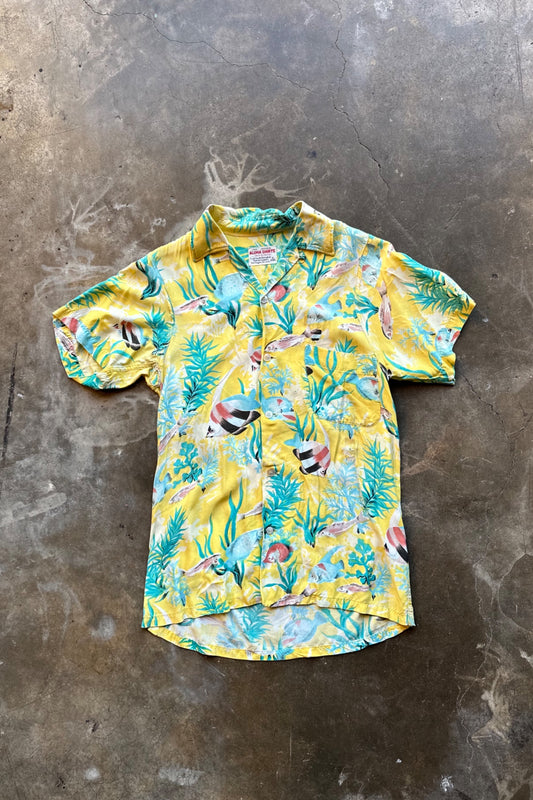 1950s Hawaiian Aloha Shirt - Small