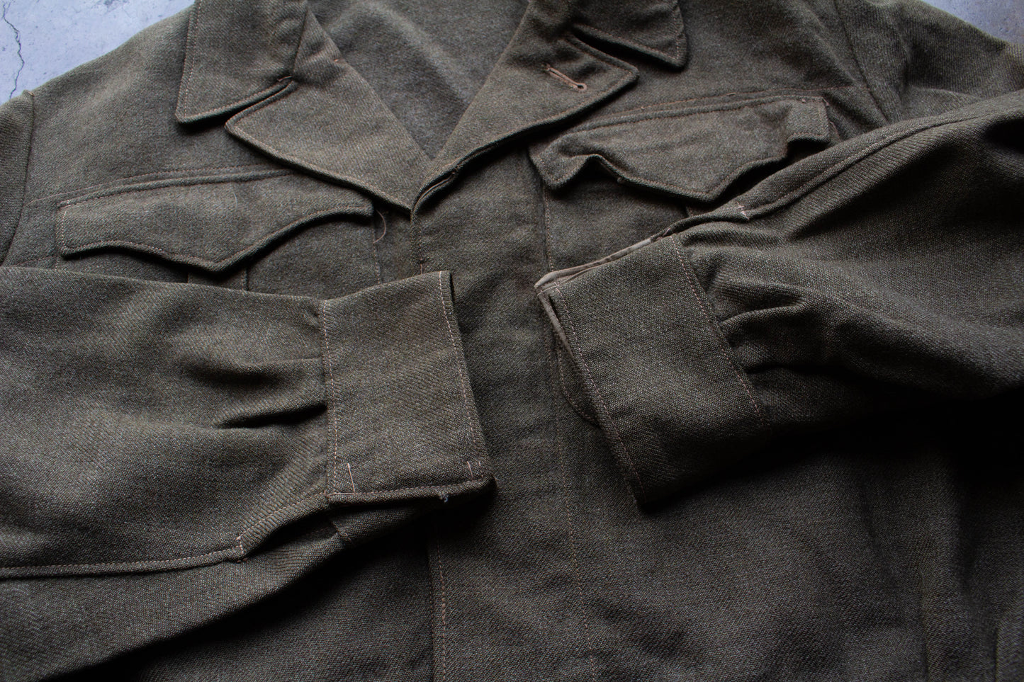 1940s WW2 British Battledress Coat - Large cropped