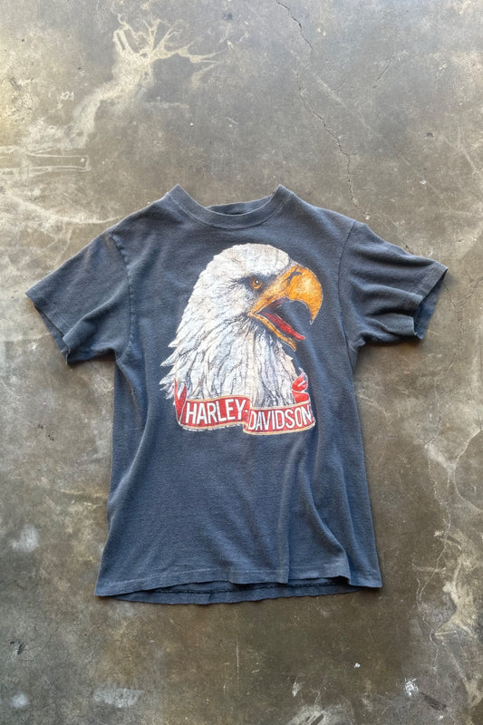 Vintage 1980s Harley-Davidson Eagle #1 T Shirt - Small