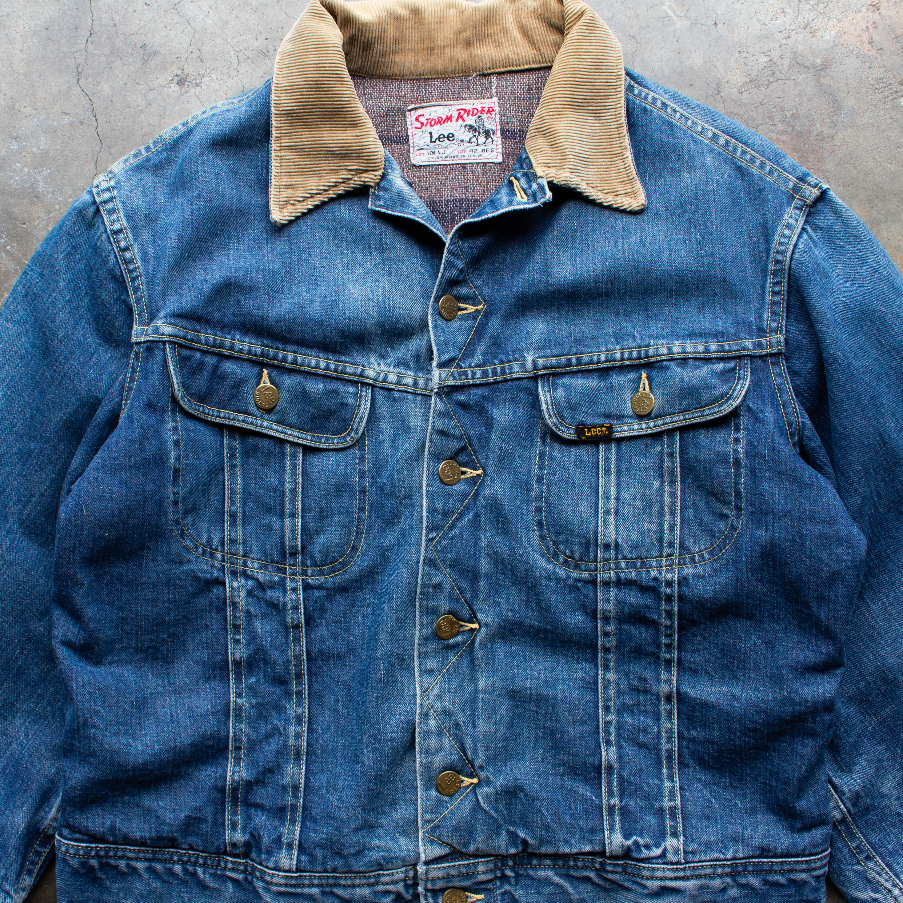 1960s Lee Storm Rider Denim Jacket - 42 Reg – Old Earth Vintage