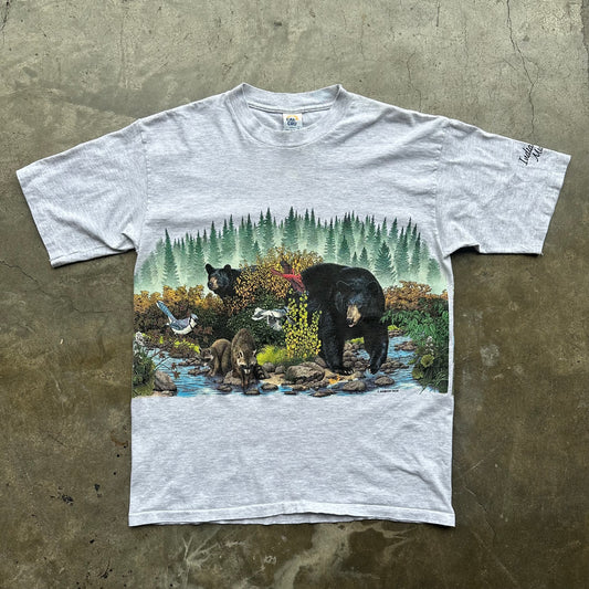 Vintage Bear Nature Indian River T Shirt - Large