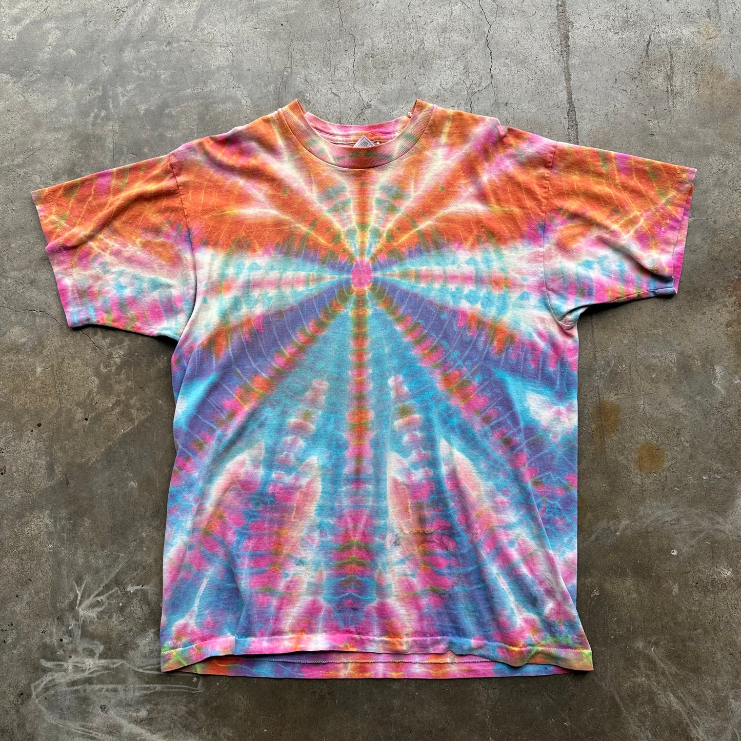 Vintage 90s Tie Dye T Shirt - L/XL