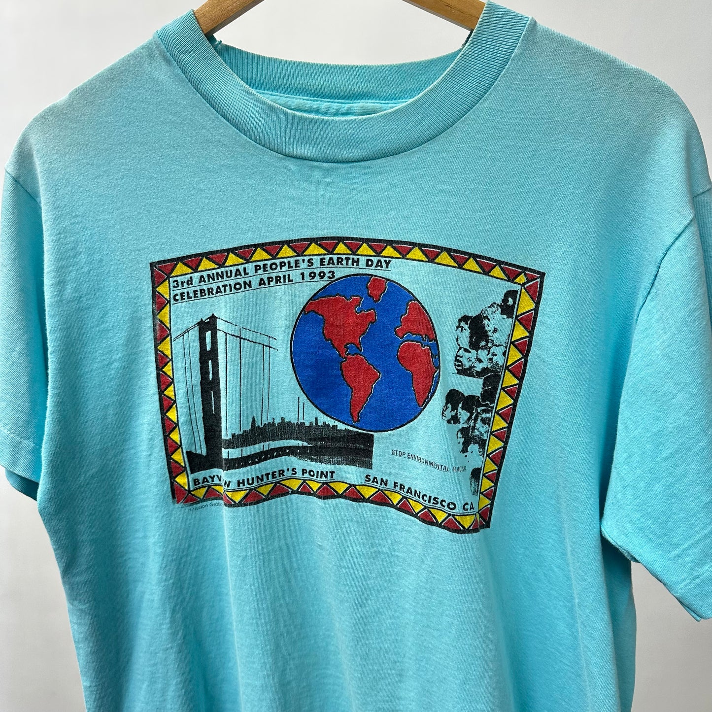 Vintage 1993 People’s Earth Day Staff T Shirt - Medium