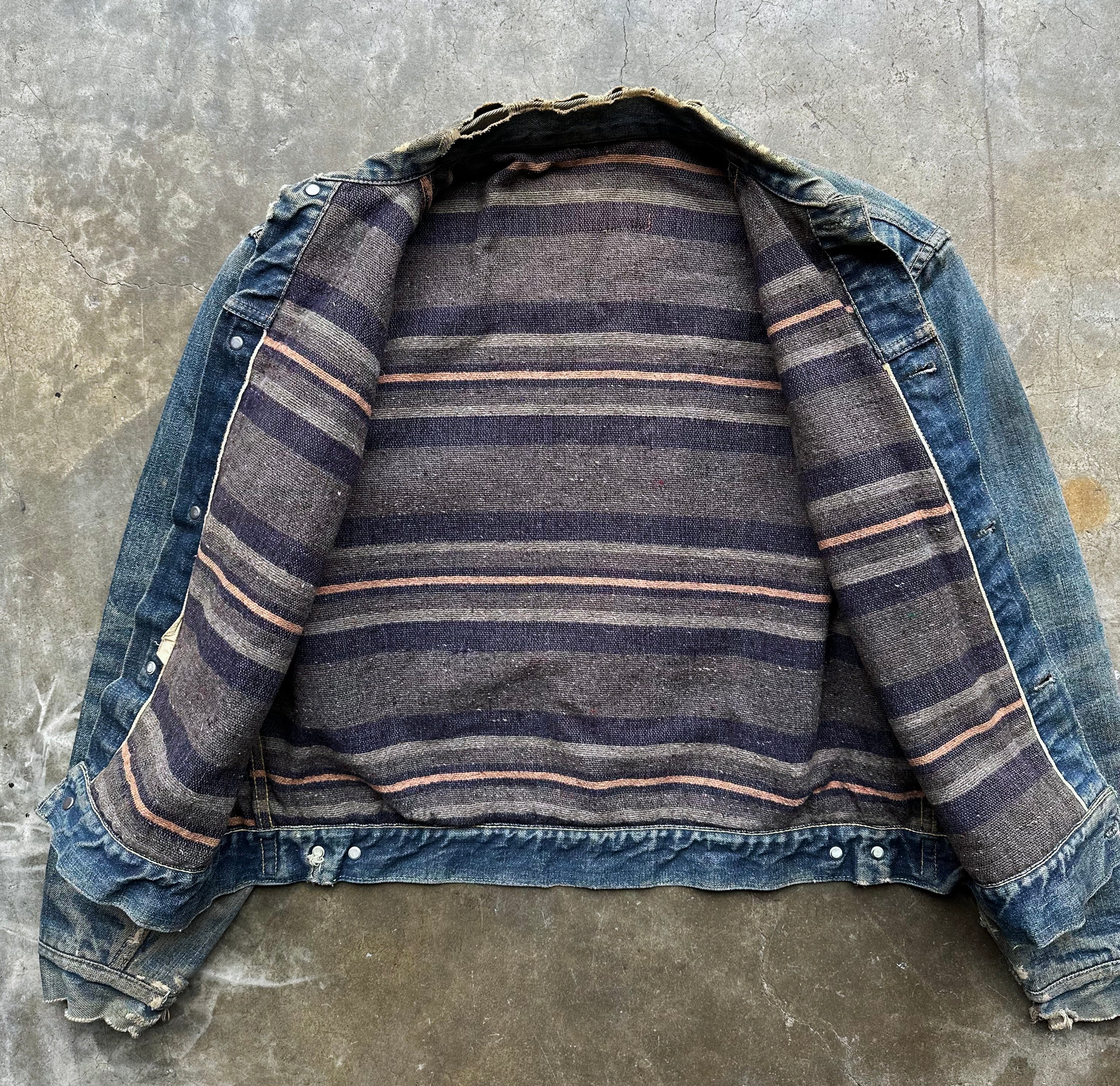 1953 Levi's 517xx Type 2 One Sided Tab - Size 44 – Old Earth Vintage