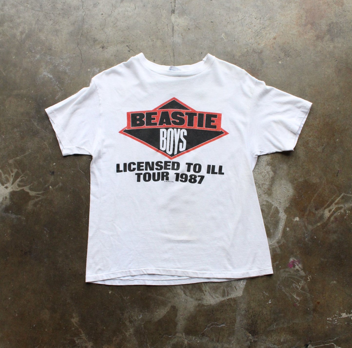 Vintage Beastie Boys Licensed to Ill Tour 1987 T-Shirt - S/M
