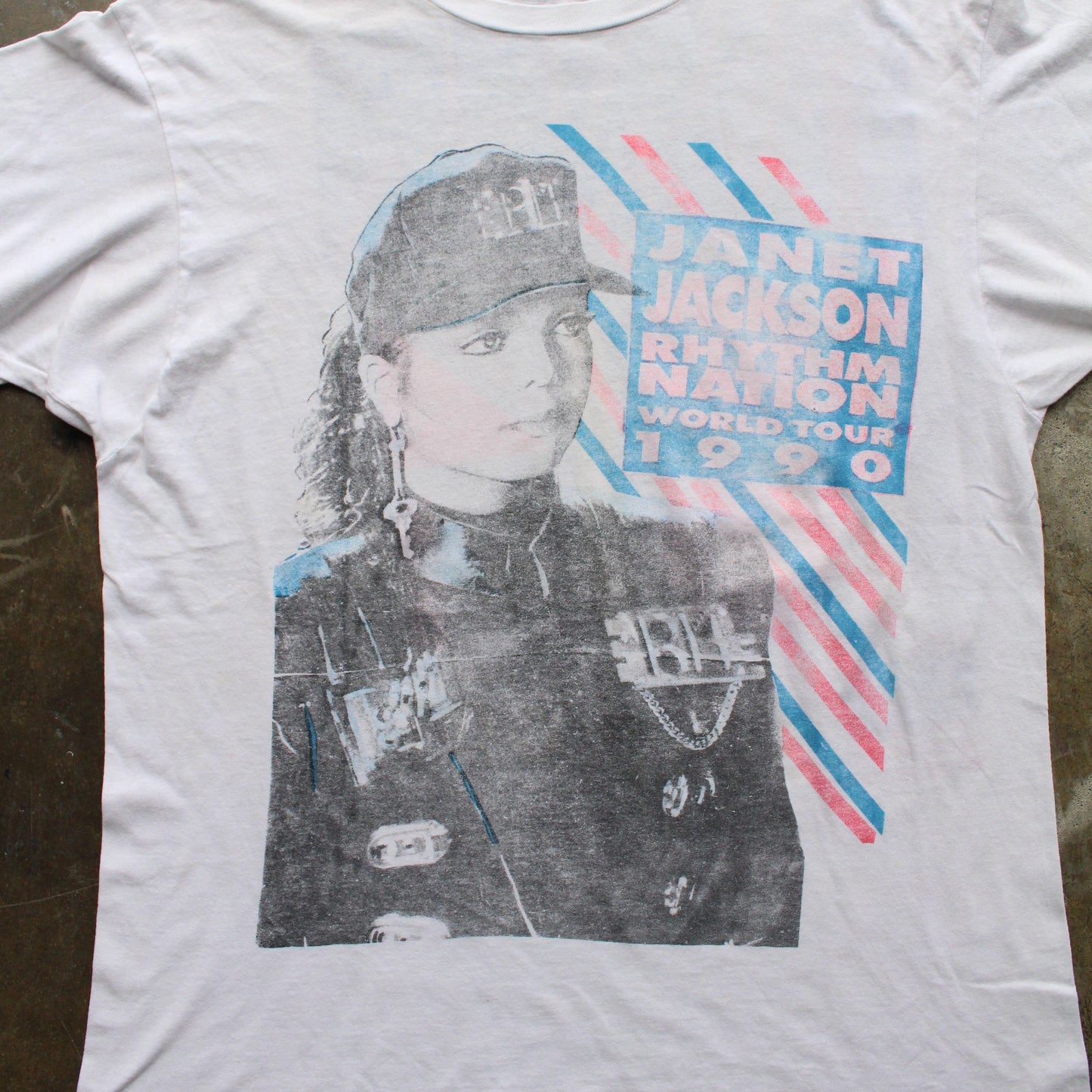 1990 Janet Jackson Tour T-Shirt - M/L