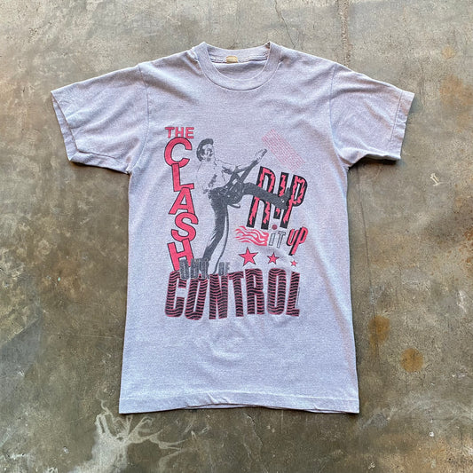 1984 Vintage The Clash T Shirt Out of Control - Rip it Up - XS/S