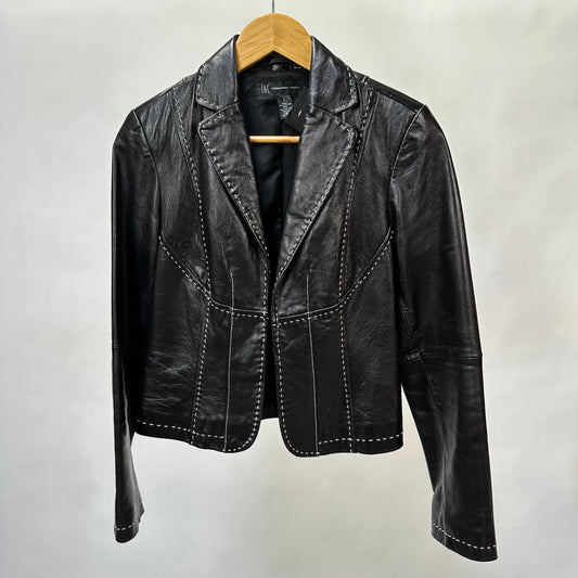 Vintage International Concepts Leather Jacket - Women's Small