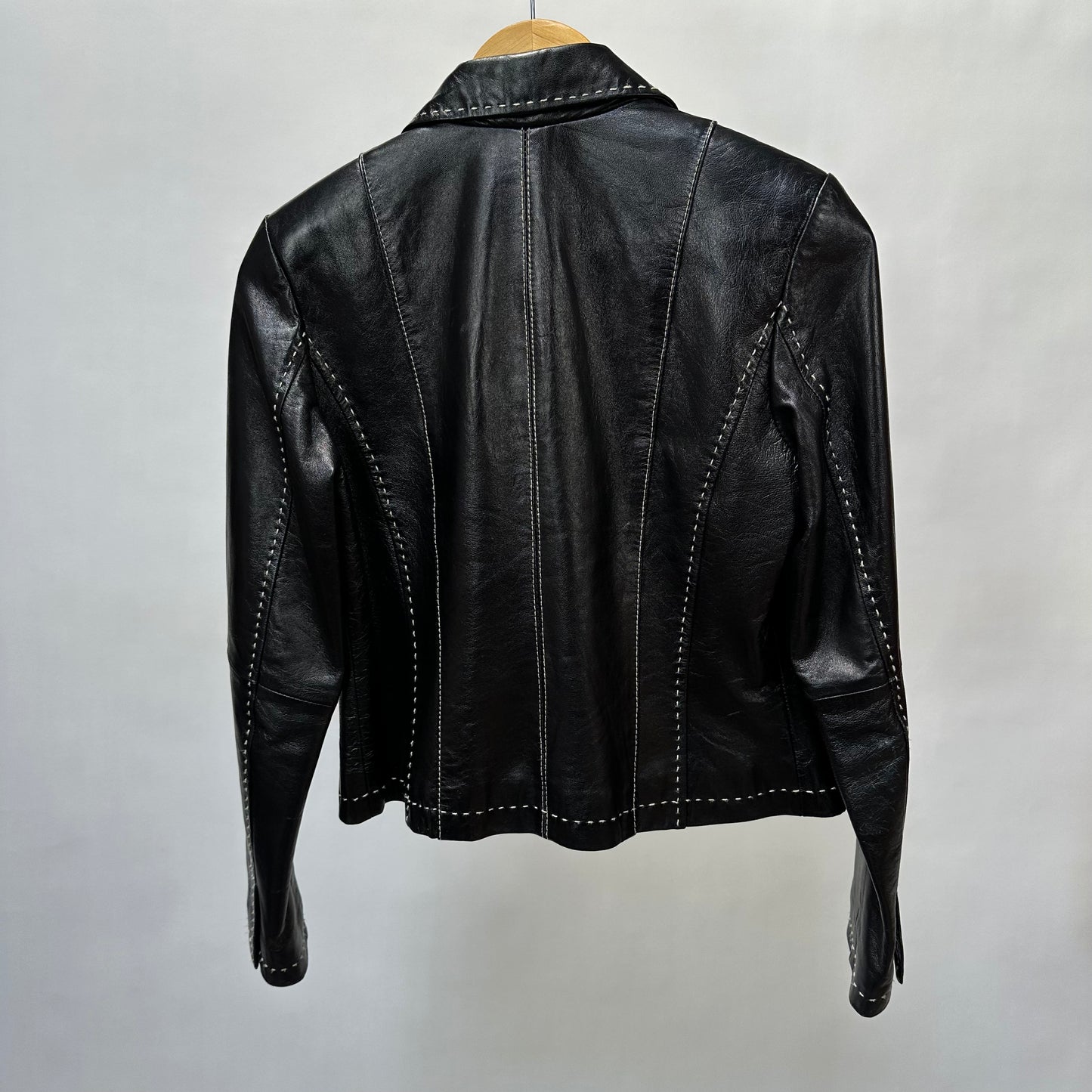 Vintage International Concepts Leather Jacket - Women's Small