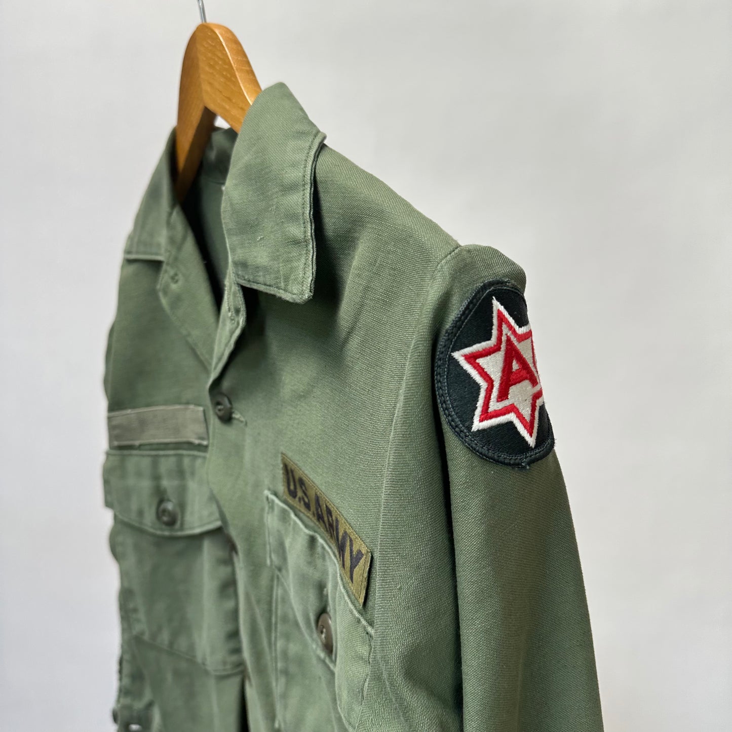 Vintage 60s/70s Military Field Shirt - Small