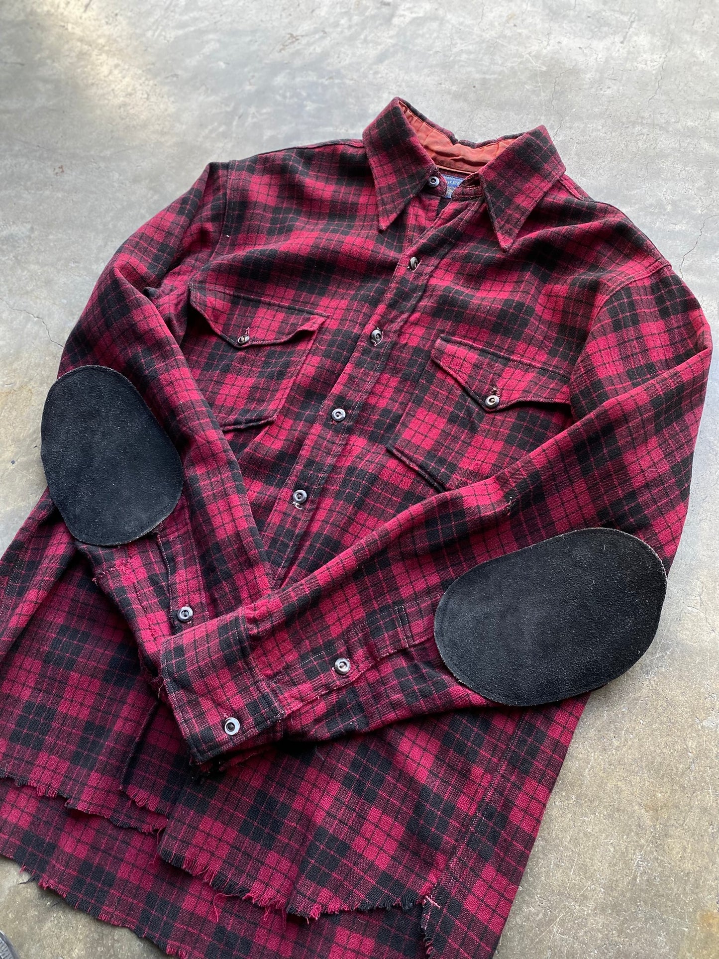 Vintage 30s/40s Pendleton Wool Button Down Shirt - M/L