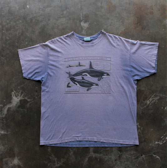 90s Faded Orca T-Shirt - XL